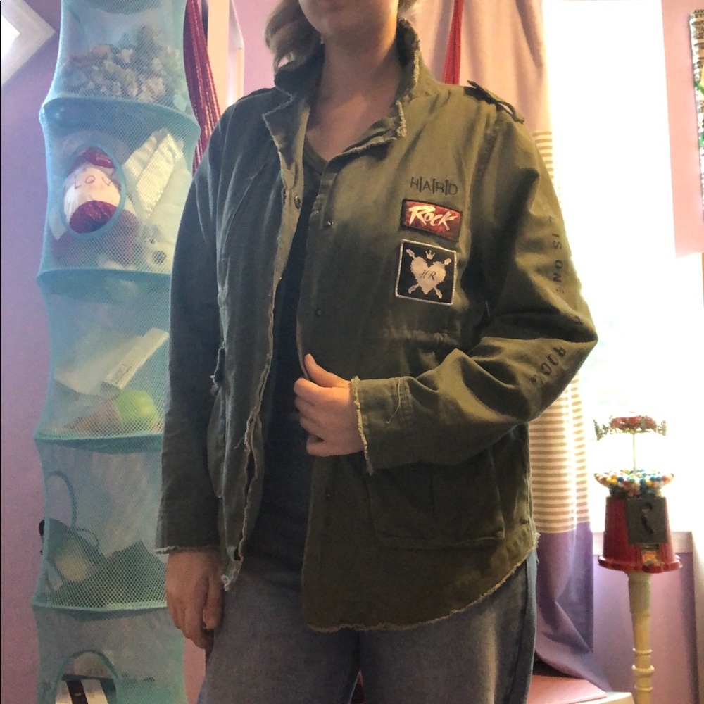Green Women’s Army Jacket